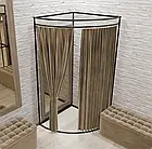 Примірочна BELLE-211 кутова, 2100х1000х1000мм. Торгове обладнання для магазину, фото 7