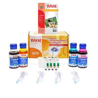 Популярний! Комплект перезаправних картриджів WWM Epson S22/SX125/SX420W (RC.T128N) - Краща якість тільки на Nukleon.com.ua