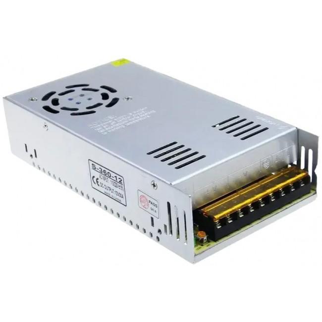 Импульсный блок питания 12V 30A METAL 220В IP20 215х115х50мм (ID ...