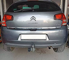 Фаркоп Citroen C3 2001-2016 (Сітроен С3) без підрізу бампера, фото 3