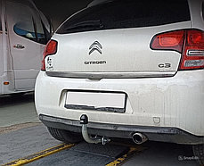 Фаркоп Citroen C3 2001-2016 (Сітроен С3) без підрізу бампера, фото 4