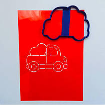 3D-формочки-вирубки для пряників "Машина з серцем"