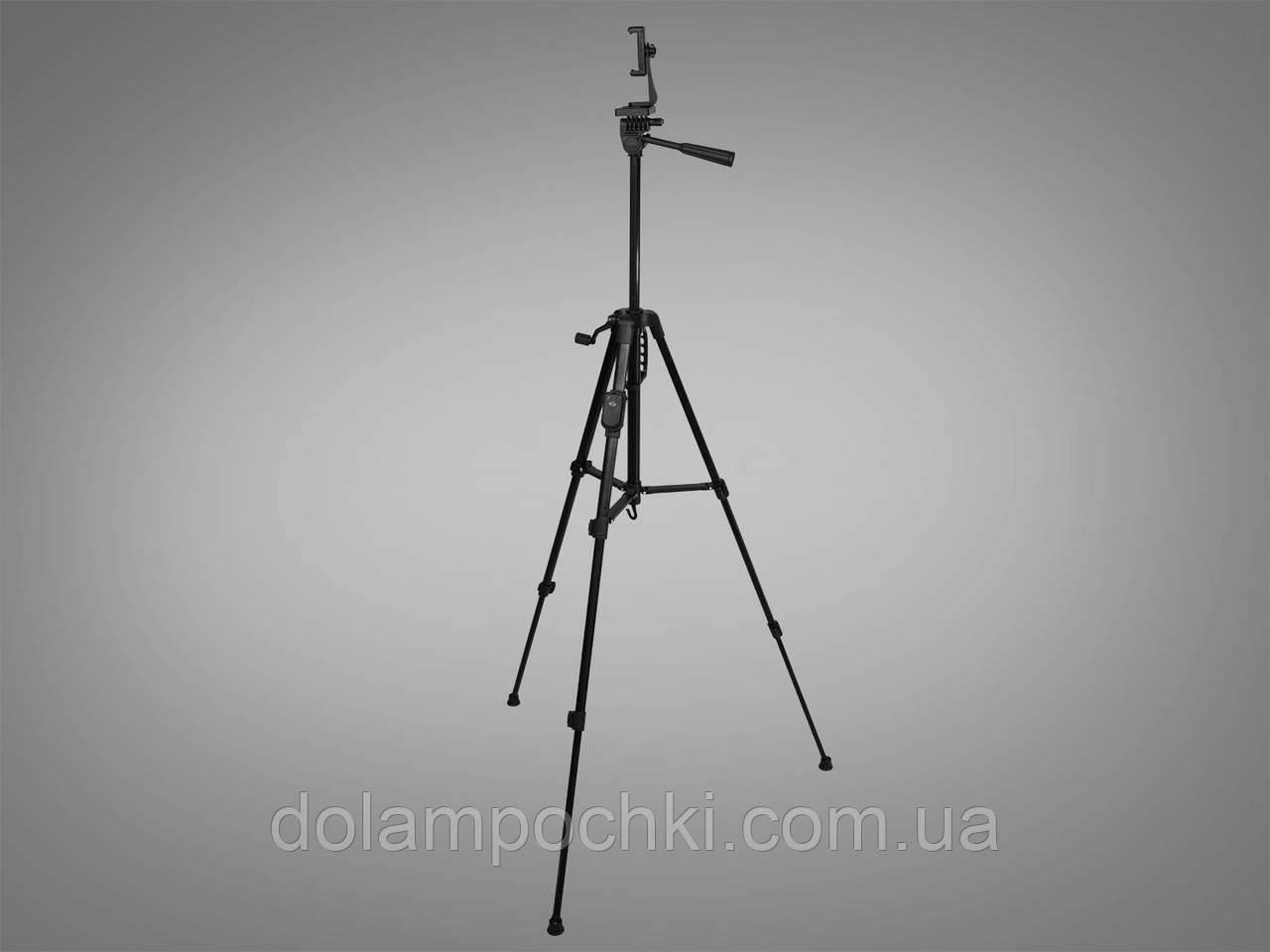 Штатив для селфі ламп та студійного освітлення більший, фото 1