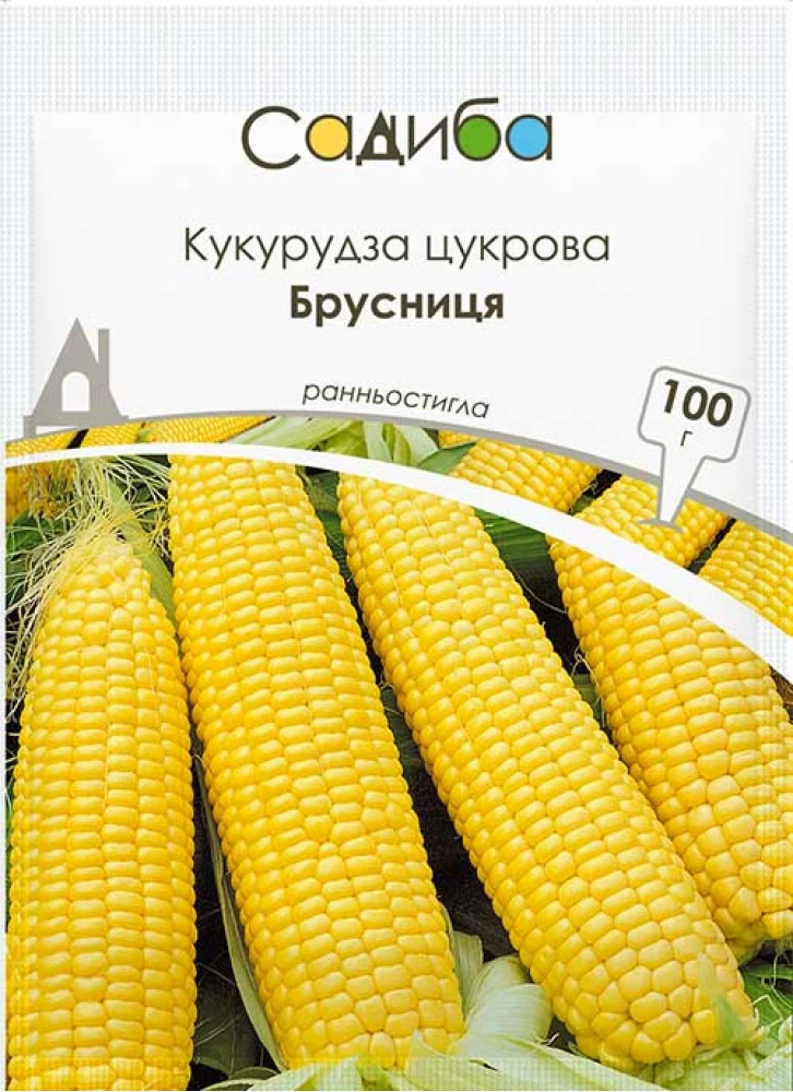 Насіння кукурудзи Брусниця 100г Садиба