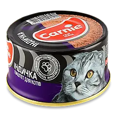 Корм паштет м'ясний для котів Carnie паштет з індичкою, 90г