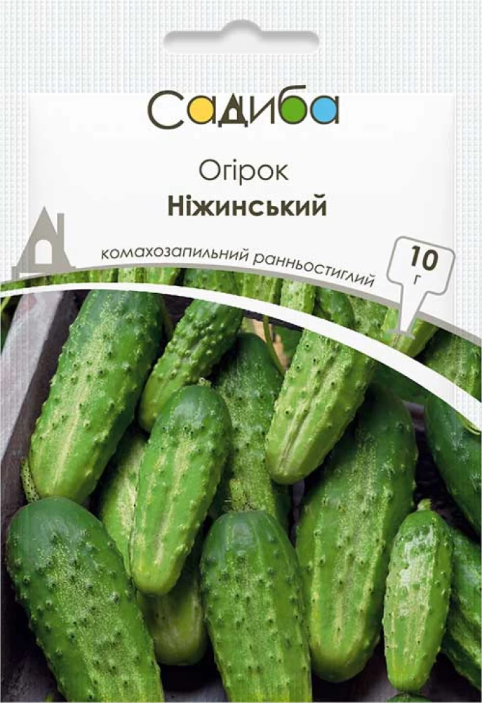Насіння огірка Ніжинський 10г Садиба
