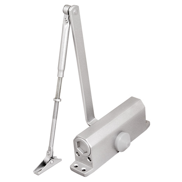 Доводчик дверний PUNTO SDC2040 AL 55-85 кг алюміній (сірий), фото 1