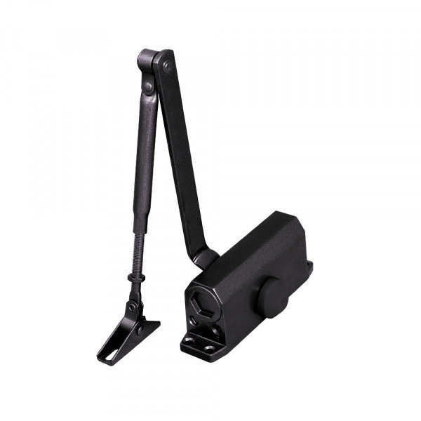 Доводчик дверний PUNTO SDC2050 BL 75-95 кг чорний, фото 1