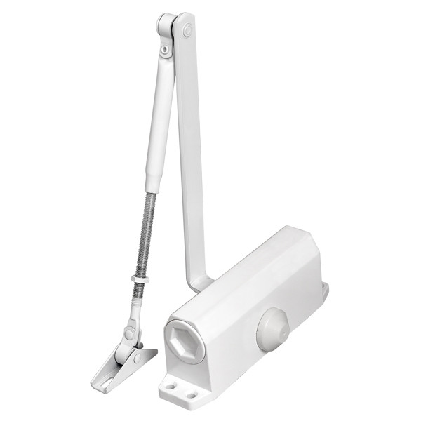 Доводчик дверний PUNTO SDC2050 WH 75-95 кг білий, фото 1