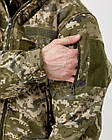 Тактична куртка Soft Shell Піксель, демісезонна утеплена куртка, фото 4