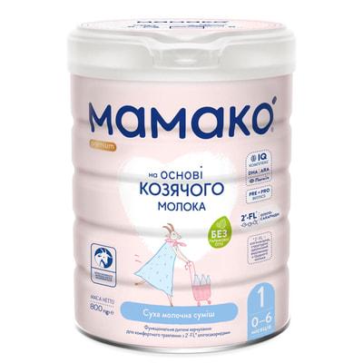 Мамако Premium 1 Суміш молочна для дітей від 0-6 місяців, 800г., фото 1