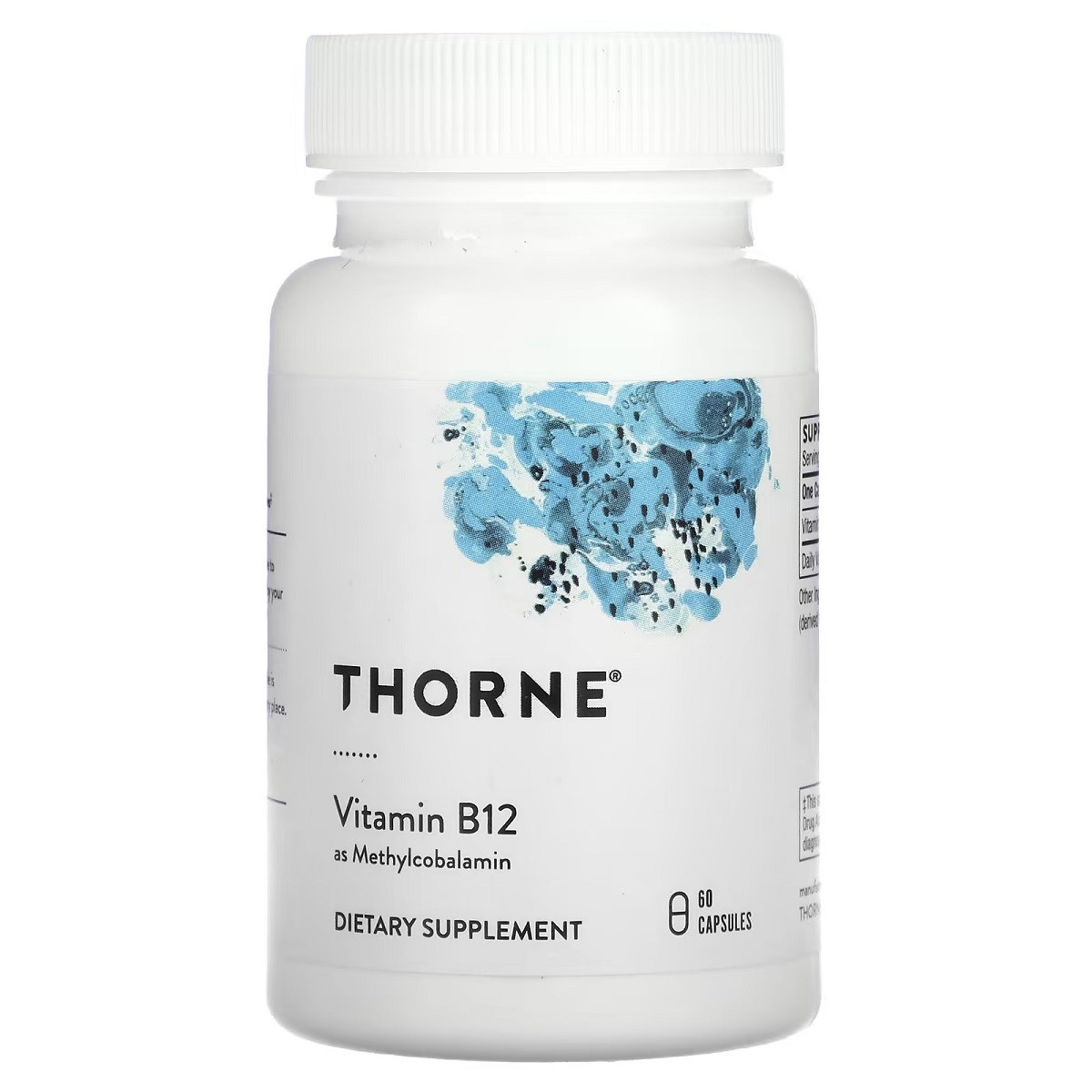 Вітамін B12 1000 мкг Метилкобаламін Thorne Research 60 капсул для ...