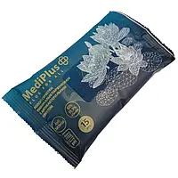 Вологі антибактеріальні серветки MediPlus з квітковим ароматом, 15 шт