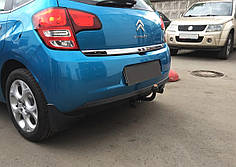 Фаркоп Citroen C3 II 2009-2016 (Сітроен С3) без підрізу бампера