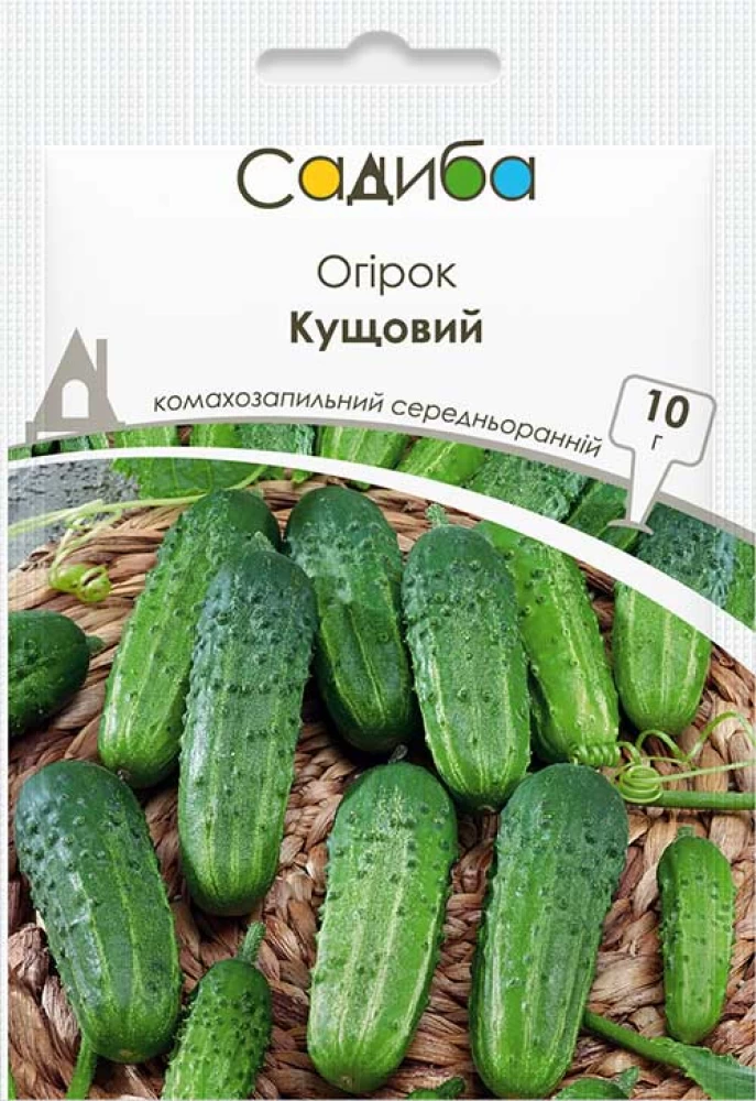 Насіння огірка Кущовий 10г Садиба