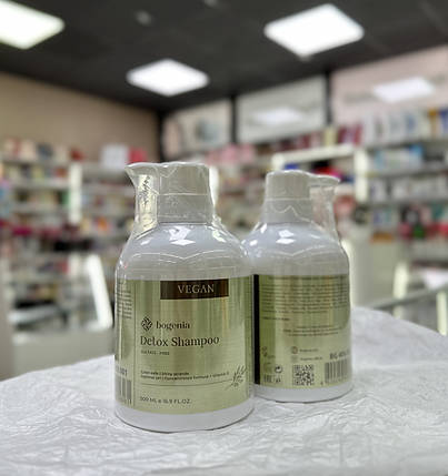 Безсульфатний шампунь для волосся Блиск і захист Bogenia Detox Shampoo 500ml, фото 3