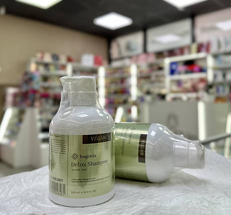 Безсульфатний шампунь для волосся Блиск і захист Bogenia Detox Shampoo 500ml, фото 1