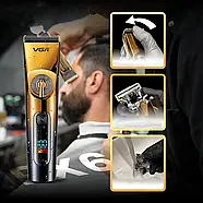 Акумуляторна машинка з дисплеєм та регулюванням довжини VGR V-663 5 насадок, фото 5