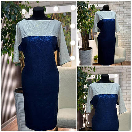 Стильна жіноча сукня, тканина "Трикотаж" розмір 52, фото 1