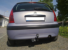 Фаркоп Citroen C3 2001-2016 (Сітроен С3) без підрізу бампера