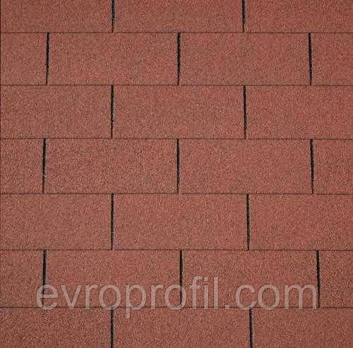 Бітумна черепиця Superglass 3T (10) Tile Red, фото 1