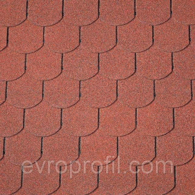 Бітумна черепиця Number One Biber (10) Tile Red
