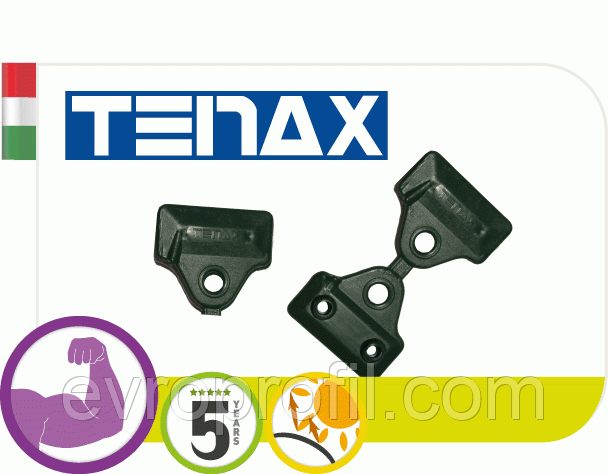 Кліпса полімерна Tenax "CLIPS RETE 50" зелена (500 шт), фото 1