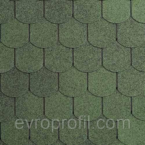 Бітумна черепиця Superglass Biber (03) Amazon Green, фото 1