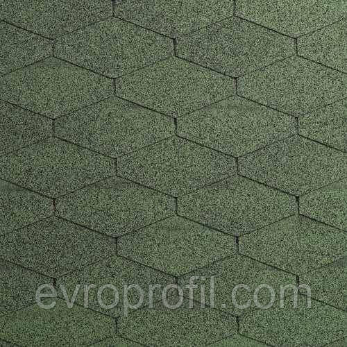 Бітумна черепиця Diamant Plus (03) Amazon Green