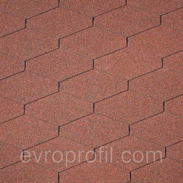Бітумна черепиця Diamant Plus (10) Tile Red, фото 1
