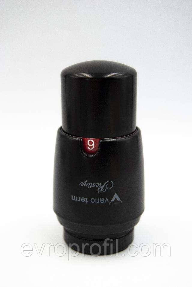 Термостатична головка PRESTIGE GS.02 (різьба M30x1,5) чорний матовий, 000M636A024, фото 1