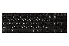 Клавіатура для ноутбука TOSHIBA Satellite C850, C870 чорний, чорний фрейм