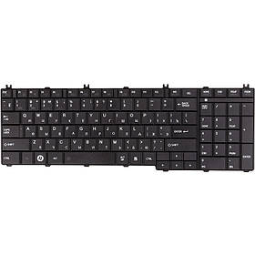 Клавіатура для ноутбука TOSHIBA Satellite C650, L650 чорний, чорний фрейм