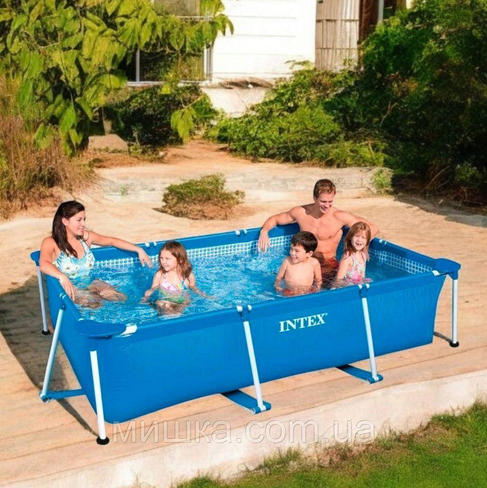 Каркасний прямокутний басейн 260*160*65 см, Intex 28271, 2282 л