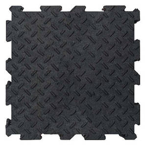 Покриття для підлоги Alpha Tile, 30х30 см, чорний, уп.10 шт.