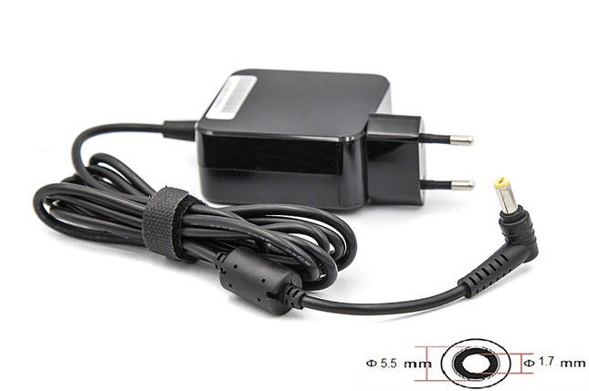 Блок живлення для ноутбуків PowerPlant ACER 220V, 19V 40W 2.15A (5.5*1.7) wall mount, фото 1