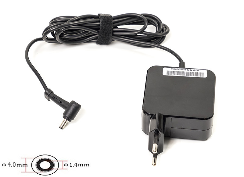 Блок живлення для ноутбуків PowerPlant ASUS 220V, 19V 45W 2.37A (4.0*1.4) wall mount