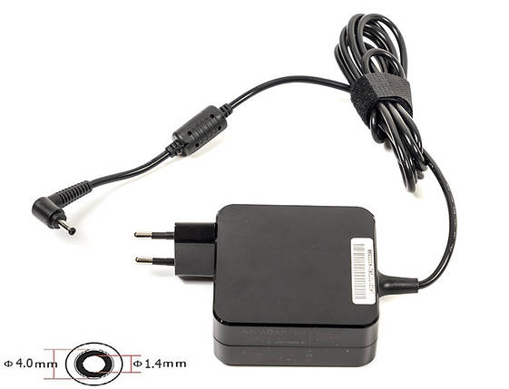 Блок живлення для ноутбуків PowerPlant ASUS 220V, 19V 65W 3.42A (4.0*1.35) wall mount, фото 1