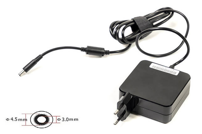 Блок живлення для ноутбуків PowerPlant DELL 220V, 19.5V 65W 3.34A (4.5*3.0) wall mount, фото 1