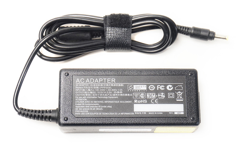 Блок живлення для ноутбуків PowerPlant HP 220V, 18.5V 65W 3.5A (4.8*1.7)