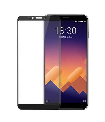 Захисне скло Full screen PowerPlant для Meizu E3 Black, фото 1