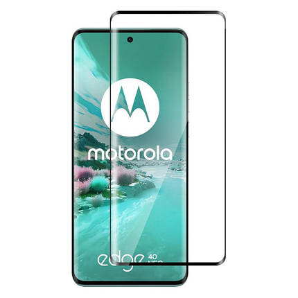 Захисне скло 3D Full glue PowerPlant для Motorola Edge 40 Neo, фото 1