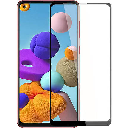 Захисне скло Full screen PowerPlant для Samsung Galaxy A21s 2020 (A217F), фото 1
