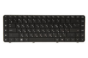 Клавіатура для ноутбука HP Presario CQ56, CQ62, G56 чорний, чорний фрейм