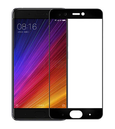 Захисне скло Full screen PowerPlant для Xiaomi Mi 5s, Black, фото 1