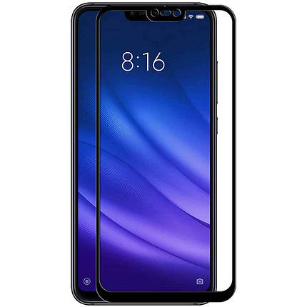 Захисне скло Full screen PowerPlant для Xiaomi Mi 8 Lite, Black, фото 1
