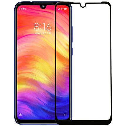 Захисне скло Full screen PowerPlant для Xiaomi Redmi 7, Black, фото 1