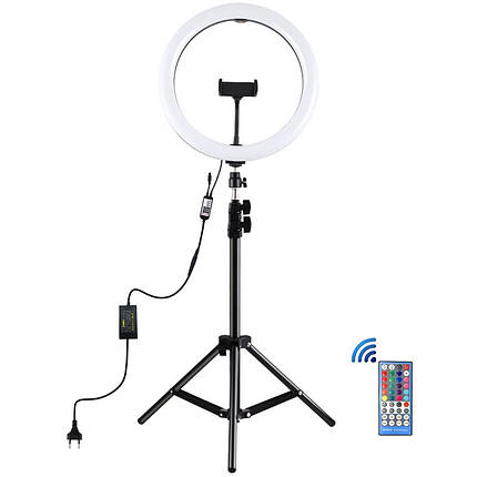Кільцева LED лампа Puluz PKT3050EU 12"+ штатив 1,1 м, фото 1