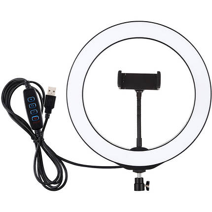 Кільцева USB LED лампа Puluz PU397 10.2", фото 1