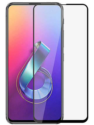Захисне скло Full screen PowerPlant для Asus Zenfone 6 (2019), Black, фото 1